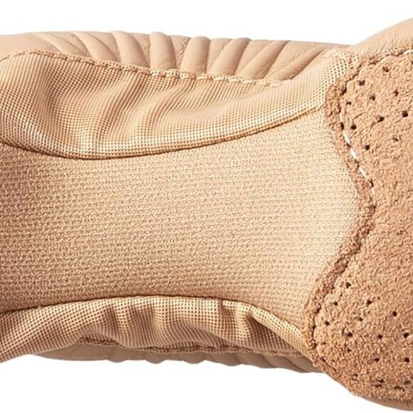 Women's Leather Dance Shoe Size 8 Neoprene Rubber Sole Low Heel Spinning - Picture 4 of 9